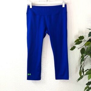Under Armour Heat Gear Purple Cropped Leggings